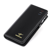 Whatna 革 ミニセカンドバッグ メンズ ポーチ バッグ 長財布 札入れ カード入れ13枚カード収納 小さめ クラッチバッグ 手持ちバッグ 男性用 紳士用 結婚式 冠婚葬祭 バッグ 545#