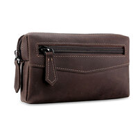 Whatna 天然 牛革 ミニセカンド バッグ メンズ 2wayミニバッグ 小さ ウェストポーチ ベルトポーチ 登山ポーチ 小銭入れ 厚手 レザー 本 革 クラッチ 手持ち バッグ ビジネス カジュアル フォーマル 冠婚葬祭 結婚式 バッグ 紳士用 男性用