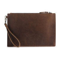 Whatna 2way 天然 牛革 セカンドバッグ メンズ クラッチ バッグ 手持ちバッグ 小銭入 お札入れ カード6枚収納 本 革 A4 ipad10.5収納可 ビジネス カジュアル フォーマル 冠婚葬祭 結婚式 二次会 披露宴バッグ 紳士用 男性用