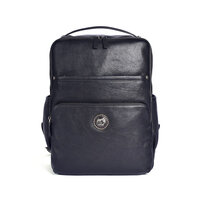 Whatna アンティーク風合い鞣し天 然 牛革ビジネスバッグメンズバッグ 手提げ・リュックの2WAY厚 手 本革 2室仕切15.6インチpc収納可 ダブルファスナー 旅行 出張用 通勤 通学 就活 面接 バッグ かばん 男性用 ブラウン16020