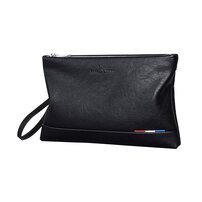 Whatna 2way 革 セカンドバッグ メンズ バッグ クラッチ バッグ 厚手 レザー B5カード6 枚収納可 小銭入れ 札入れ手持ちバッグ 結婚式 バッグ フォーマル ビジネス 冠婚葬祭 バッグ 男性用 紳士用 黒