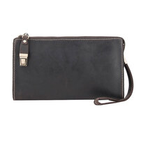 Whatna 厚手 天然 牛革 ミニセカンド バッグ メンズ 手 クラッチ バッグ 小さ札入れ 小銭入 れカード入れ カード6枚収納可 3室仕切 手持ちバッグ ハンドバッグ 本革 フォーマル 冠婚葬祭 結婚式 バッグ紳士用 男性用 6052