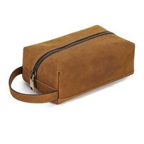 Whatna 厚手 天然 牛 革 ミニセカンド バッグ メンズ 手提げバッグ クラッチ バッグ 小さ 化粧かば ボックス型 手持ちバッグ ハンドバッグ 本革 フォーマル 冠婚葬祭 結婚式 バッグ紳士用 男性用