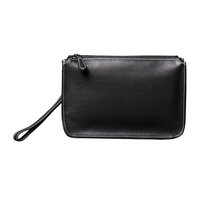 Whatna 2way 天然牛革 セカンドバッグ メンズ クラッチ バッグ 手持ちバッグ 小銭入 お札入れ カード6枚収納 本 革ipadmini収納可 ビジネス カジュアル フォーマル 冠婚葬祭 結婚式 二次会 披露宴バッグ 紳士用 男性用黒