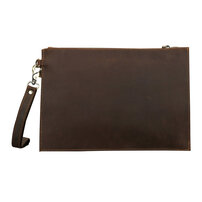 Whatna 2way 天然 牛革 セカンドバッグ メンズ クラッチ バッグ 手持ちバッグ 小銭入 お札入れ カード10枚収納 本 革 A4ipad10.5収納可 ビジネス カジュアル フォーマル 冠婚葬祭 結婚式 二次会 披露宴バッグ 紳士用 男性用