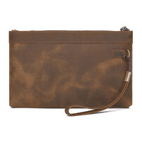 Whatna 2way 天然 牛革 セカンドバッグ メンズ クラッチ バッグ 手持ちバッグ カード入れ 小銭入れ 札入れ RFID スキミング防止カード 6枚収納 本 革 B5ビジネス カジュアル フォーマル 冠婚葬祭 結婚式 二次会 披露宴バッグ