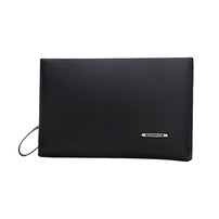 Whatna 2way セカンドバッグ メンズ バッグ クラッチ バッグ 厚手 レザー B5カード入れ カード6 枚収納可 小銭入れ 札入れ 手持ちバッグ 結婚式 バッグ フォーマル ビジネス 冠婚葬祭 バッグ 男性用 紳士用 黒 青 1906