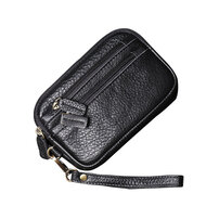 Whatna 2way 天然 牛革 ミニセカンドバッグ メンズ レディース クラッチ バッグ 小きめ 小銭入れ 本 革 2室仕切 結婚式 披露宴 バッグ カジュアル フォーマル ビジネス 冠婚葬祭 バッグ 男性用 紳士用