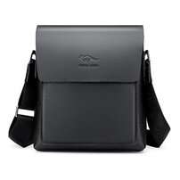 Whatna 革ショルダーバッグ メンズ メッセンジャーバッグ厚手レザー 縦型 小さめビジネスバッグ ipad 9.7収納可 通勤 通学 斜めがけバッグ オシャレ な シンプル な 軽量 実用 自転車 かばん男性用