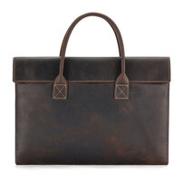 Whatna 牛革 ビジネス バッグメンズ 手提げバッグ 本 革 ブリーフケース 16インチPC対応 2室仕切 2本ペンホルダー付き 旅行 出張 通勤 通学 就活 面接 バッグ かばん 男性用 6632