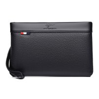 Whatna 2way 革 セカンドバッグ メンズ バッグ クラッチ バッグ 厚手 レザー B5カード6 枚収納可 小銭入れ 札入れ手持ちバッグ 結婚式 バッグ フォーマル ビジネス 冠婚葬祭 バッグ 男性用 紳士用 黒