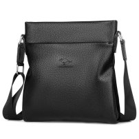 Whatna ショルダーバッグ メンズ メッセンジャーバッグ 縦型 小さめビジネスバッグ ipad9.7収納可 通勤 通学 斜めがけバッグ オシャレ な シンプル な 軽量 実用 自転車 かばん男性用9006