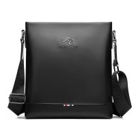 Whatna ショルダーバッグ メンズ メッセンジャーバッグ 縦型 小さめビジネスバッグ ipad9.7収納可 通勤 通学 斜めがけバッグ オシャレ な シンプル な 軽量 実用 自転車 かばん男性用09180