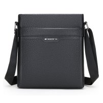 Whatna ショルダーバッグ メンズ メッセンジャーバッグ 縦型 小さめビジネスバッグ ipad9.7収納可 通勤 通学 斜めがけバッグ オシャレ な シンプル な 軽量 実用 自転車 かばん男性用HZ003