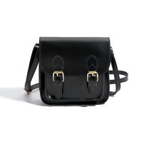 Whatna ミニショルダーバッグ メンズ ポシェット 肩掛けバッグ ショルダーミニポーチ 革 軽量 小型 人気型 耐久性 小さめメッセンジャーバッグ斜め掛け ビジネス 通学 通勤鞄 軽量 実用 自転車 バッグ かばん男性用 黒