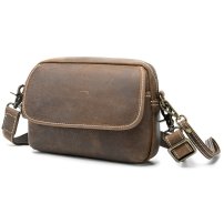 Whatna 天然 牛革ミニセカンド バッグ メンズ 3way ミニクラッチ ショルダーバッグ 肩掛けバッグ 小さい ショルダーベルト付 ハンドストラップ付 本革 結婚式 バッグ ビジネス フォーマル 冠婚葬祭 バッグ紳士用 男性用