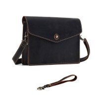 Whatna 天然 牛革 セカンド バッグ メンズ 3way クラッチ ショルダー 肩掛け バッグ 手持ちバッグ 大さい A4 2本入ペンホルダー付 ショルダーベルト付 ハンドストラップ付 本革 結婚式 バッグ ビジネス フォーマル 冠婚葬祭 バッグ