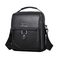 Whatna 革 ショルダーバッグ メンズ 2way 斜め掛け 手提げバッグ セカンドバッグ 手持げバッグ キーリング付 レザー Ipad 9.7収納可 横型 カジュアル フォーマル ビジネス 通学 通勤 肩掛けバッグ 自転車かばん プレゼント男性HA-108