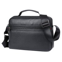 Whatna 天然 牛革ショルダーバッグ メンズ 2way斜め掛け胸バッグ 手提げバッグ セカンドバッグ 手持げバッグ 厚 手 レザー Ipad 10.5収納可 横型 カジュアル フォーマル ビジネス 通学 通勤 結婚式 肩掛けバッグ 自転車かばん プレゼント男性113