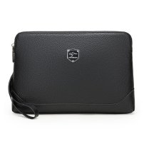 Whatna 2way 革 セカンドバッグ メンズ バッグ クラッチ バッグ 厚手 レザー B5小銭入れ札入れカード6 枚収納可 手持ちバッグ 結婚式 バッグ フォーマル ビジネス 冠婚葬祭 バッグ 男性用 紳士用 黒