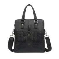 Whatna 天然 牛 革ショルダーバッグ メンズ 3way斜め掛け胸バッグ 手提げバッグ セカンドバッグ 手持げバッグ 厚 手 レザー A4 縦型 カジュアル フォーマル ビジネス 通学 通勤 結婚式 肩掛けバッグ 自転車かばん プレゼント男性