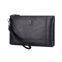 Whatna 2way 革 セカンドバッグ メンズ バッグ クラッチ バッグ 厚手 レザー 2室仕切 大容量 手持ちバッグ 結婚式 バッグ フォーマル ビジネス 冠婚葬祭 バッグ 男性用 紳士用 黒 ブラウン