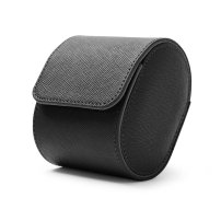 Whatna PUレザー 時計ケース 1本 腕時計 収納ボックス インタリア用 防水 耐衝撃 収納ケース時計携帯 旅行・出張・持運び ブラウン 黒