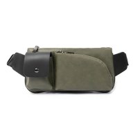 Whatna 3way 革 ボディバッグ・ワンショルダーバッグメンズ ウエストポーチ 本 革 厚手レザー 斜め掛けバッグ スポーツバッグ 自転車 カジュアル 遠足 旅行 通勤 通学（704）