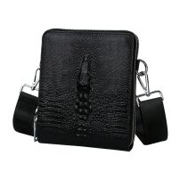 Whatna 3way 天 然 牛革 ミニショルダーバッグ メンズ ポシェットポお財布 斜め掛け セカンドバッグ 手持げバッグ 8枚カード収納2室仕切 小型ショルダーミニバック 小さめメッセンジャーバッグ 肩掛けバッグ 自転車かばん 紳士用 男性用 黒