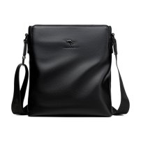 Whatna ショルダーバッグ メンズ メッセンジャーバッグ 縦型 小さめビジネスバッグ 3室仕切 ipad10.5収納可 通勤 通学 斜めがけバッグ オシャレ な シンプル な 軽量 実用 自転車 かばん男性用BL098