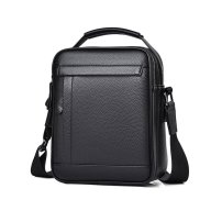 Whatna 厚 手 レザー ショルダーバッグ メンズ 3way斜め掛け胸バッグ 手提げバッグ セカンドバッグ 手持げバッグ革Ipad 9.7収納可 2室仕切 カジュアル フォーマル ビジネス 通学 通勤 結婚式 肩掛けバッグ 自転車かばん プレゼント男性 1806