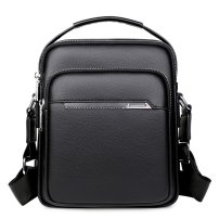 Whatna 牛革 ショルダーバッグ メンズ 3way斜め掛け胸バッグ 手提げバッグ セカンドバッグ 手持げバッグ 厚 手 レザー Ipad 9.7収納可カジュアル フォーマル ビジネス 通学 通勤 結婚式 肩掛けバッグ 自転車かばん プレゼント男性