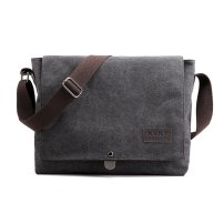 Whatna ショルダーバッグ メンズ 斜め掛け ボディーバッグ 胸バッグ肩掛け ワンショルダー バッグ メッセンジャーバッグ 帆布 大容量 A4 IpadAir13.3収納可 男女兼用