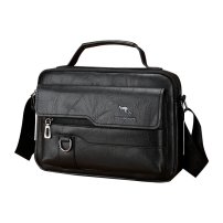 Whatna 革 ショルダーバッグ メンズ 3way 斜め掛け胸バッグ 手提げバッグ 手持げバッグ セカンドバッグ キーリング付 Ipad 10.5収納可 横型 カジュアル フォーマル ビジネス 通学 通勤 肩掛けバッグ 自転車かばん プレゼント男性3978