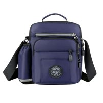 Whatna ショルダーバッグ メンズ 3way斜め掛け 肩掛け ボディーバッグ 胸バッグ 手提げバッグ セカンドバッグ 手持げバッグ 2室仕切 Ipadmini収納可小さめ メッセンジャーバッグ 通学 通勤 肩掛け バッグ 自転車かばん プレゼント男性