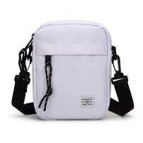 Whatna ミニショルダーバッグ メンズ ポシェット肩掛けミニバックダブルファスナー小さめメッセンジャーバッグ 斜め掛け ビジネス アウトドア フォーマル 通学 通勤鞄 自転車かばん2026