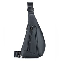 Whatna 天然牛 革 斜めがけ ボディバッグ ワンショルダー メンズ 本革 厚手 レザー91022