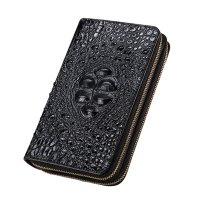 Whatna ミニセカンド バッグ メンズ 小型バッグ 長財布 7枚カード収納 カード入れ 小銭入れ 札入れ 3室仕切 レザー ミニクラッチ バッグ 手持ちバッグ 手提げ財布 手持ちカバン 男性用 紳士用