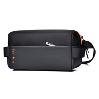 Whatna ミニショルダーバッグ メンズ ミニボディ斜め掛け胸バッグ ボディー バッグ 肩掛け ワンショルダー バッグ 男女兼用 軽量