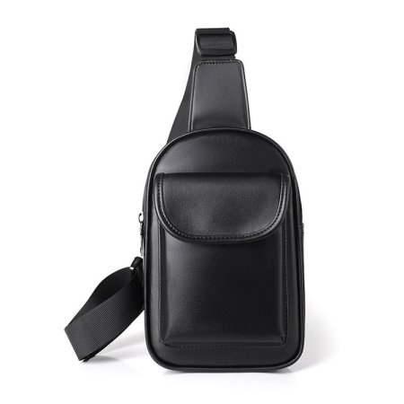 Whatna ミニショルダーバッグ メンズ ミニボディ斜め掛け胸バッグ