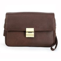 Whatna 天然 牛革 セカンドバッグ メンズ バッグ クラッチ バッグ 小さい カード6枚収納可 厚手 本 革レザー 結婚式 バッグ フォーマル ビジネス 冠婚葬祭 バッグ 男性用 紳士用 （MC1026）