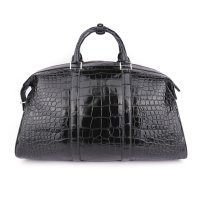 Whatna ワニ革 ビジネス バッグ メンズ 斜め掛け 手提げ バッグ クロコダイル革 本革 ブリーフケース 15.6インチPC対応 旅行 出張 通勤 通学 就活 面接 バッグ かばん 男性用 3087B