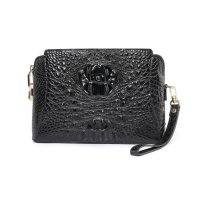 Whatna ワニ革セカンドバッグ メンズ バッグ クラッチ バッグ 小さい カード6枚収納可 クロコダイル革 パスワードロックボタン付 結婚式 バッグ フォーマル ビジネス 冠婚葬祭 バッグ 男性用 紳士用 2159