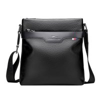 Whatna 2way 天 然 牛革 ワンショルダーバッグ メンズ 斜め掛け ボディバッグ 胸バッグipad 9.7 収納可 縦型 メンズ ビジネス かばん 小さめメッセンジャーバッグ カジュアル フォーマル 通学 通勤 結婚式 肩掛けバッグ 自転車かばん