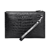 Whatna ワニ革セカンドバッグ メンズ バッグ クラッチ バッグ 小さい ipad 9.7収納可 クロコダイル革 フォーマル ビジネス 冠婚葬祭 バッグ 男性用 紳士用 2023