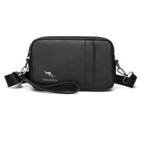 Whatna 革 ミニショルダーバッグ メンズ 3wayセカンドバッグ ミニ斜め掛け ボディバッグ 胸バッグ ワンショルダー 手提げバッグ 手持げバッグ Ipad Mini収納可 横型 カジュアル フォーマル ビジネス 通学 通勤 肩掛けバッグ 自転車かばん