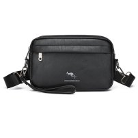 Whatna 革 ミニショルダーバッグ メンズ 3wayセカンドバッグ ミニ斜め掛け ボディバッグ 胸バッグ ワンショルダー 手提げバッグ 手持げバッグ Ipad Mini収納可 横型 カジュアル フォーマル ビジネス 通学 通勤 肩掛けバッグ 自転車かばん