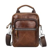 Whatna 天 然 牛 革 ミニショルダーバッグ メンズ 3wayクラッチ 斜め掛け ボディバッグ 胸バッグ 手提げバッグ 肩掛けバッグ ベルト ポーチミニ ウエストバッグ 小型ポシェットミニバッグ 本革 小さめかたかけバッグ 軽量 実用 レゼント男性用