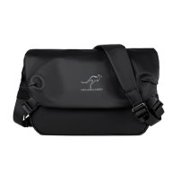 Whatna ショルダーバッグ メンズ 斜め掛け ボディバッグ 胸バッグ 厚 手 レザー小さめビジネスバッグ Ipad mini収納可 肩掛け 通勤 通学 斜めがけバッグ 防水 バッグ 自転車 かばん男性用