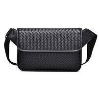 Whatna ワンショルダーバッグ メンズ ショルダーバッグ ボディー バッグ 斜め掛けバッグ 肩掛け胸バッグ メッセンジャーバッグ 小さい 革 レザー ショルダー肩掛けバッグ 男女兼用